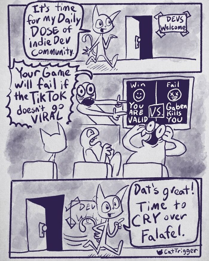 30 “Cat Trigger” Comics Full Of Sharp Humor And Unexpected Endings, Created By Patrick Cheng (New Pics)