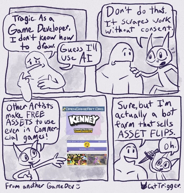 30 “Cat Trigger” Comics Full Of Sharp Humor And Unexpected Endings, Created By Patrick Cheng (New Pics)