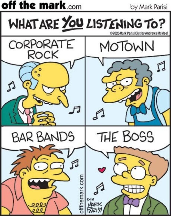 Mark Parisi Turns Music Taste Into A Hilarious Character Game In His New “Off The Mark” Comics (21 Pics)