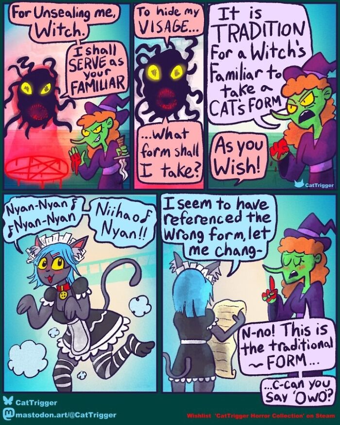 30 “Cat Trigger” Comics Full Of Sharp Humor And Unexpected Endings, Created By Patrick Cheng (New Pics)