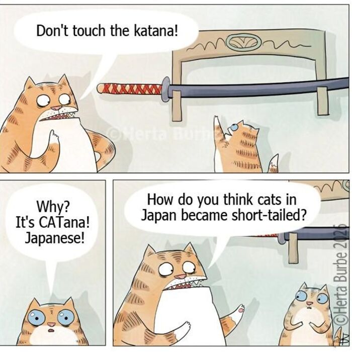This Lithuanian Artist Turns Cats Into The Stars Of Her Tender Illustrated Stories (50 Pics)
