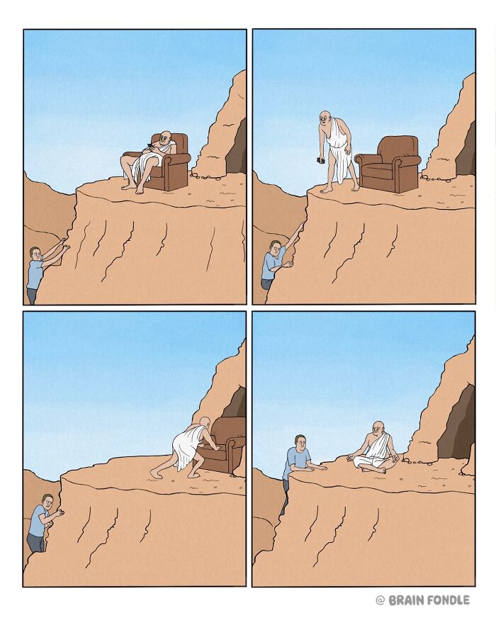 These Comics Blend Single Panels And Multi-Panel Stories Into Brilliantly Dark And Unexpected Humor (24 New Pics)
