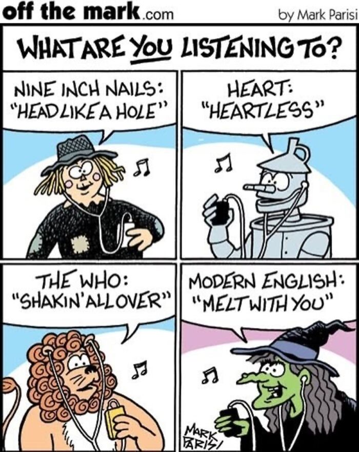 Mark Parisi Turns Music Taste Into A Hilarious Character Game In His New “Off The Mark” Comics (21 Pics)