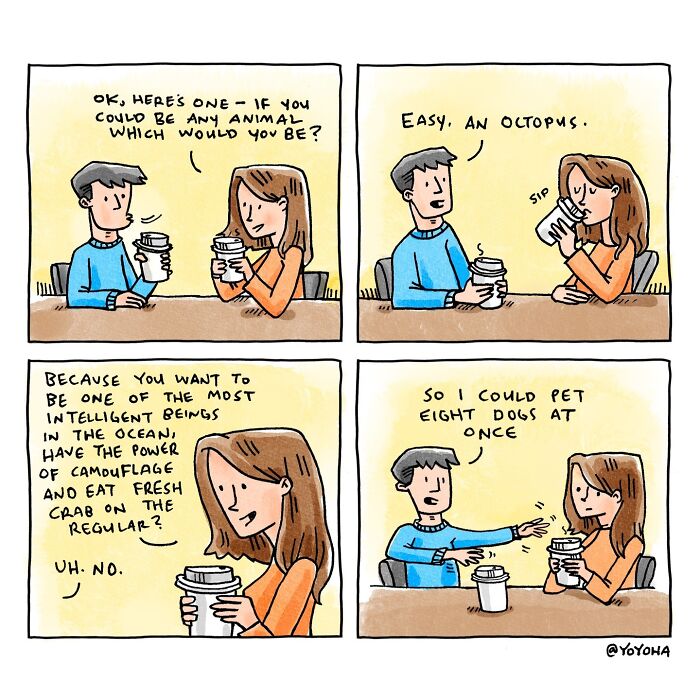 Artist Josh Hara Turns Everyday Thoughts Into Hilarious Comics That Perfectly Capture Modern Life (27 New Pics)