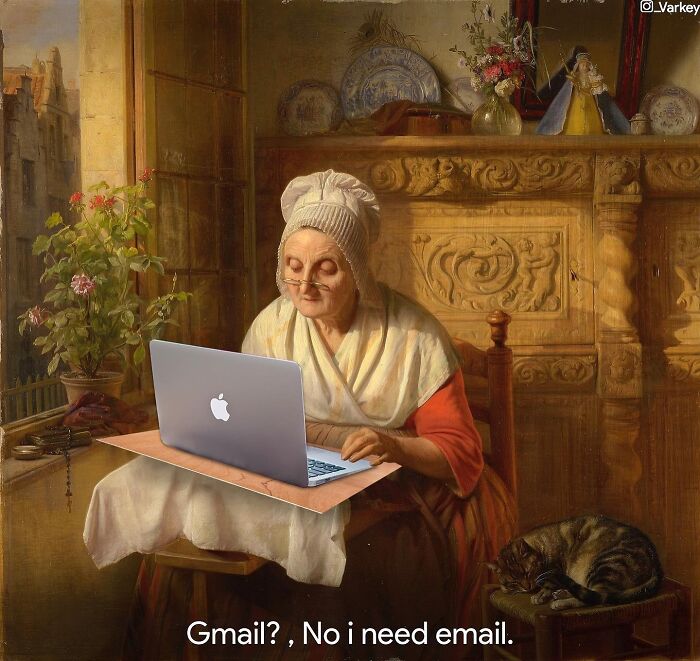This Artist Drops Classical Paintings Into Modern Life, And The Results Are Hilariously Perfect