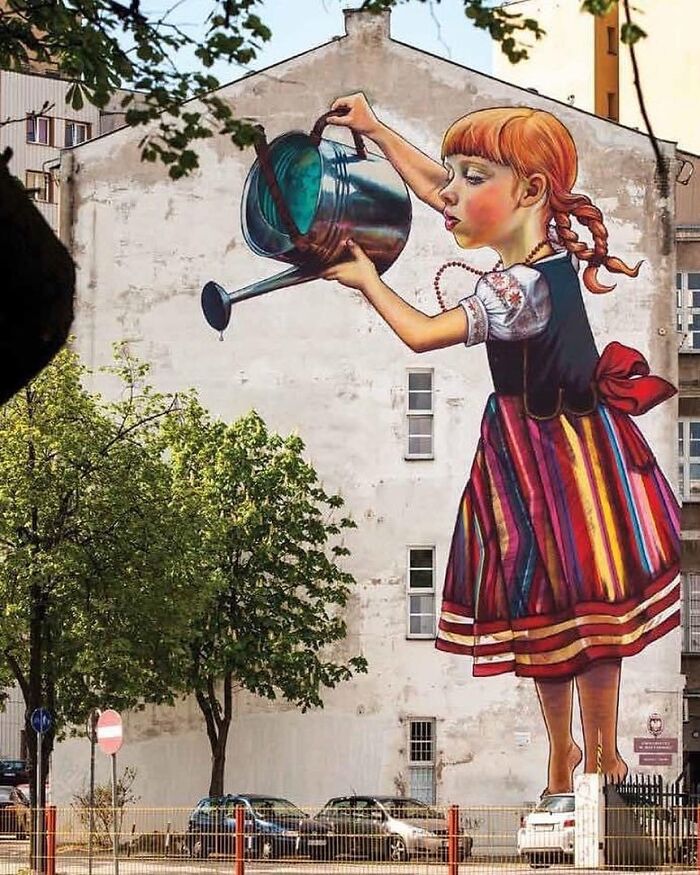 This Page With Nearly 5 Million Followers Shows What Happens When Street Artists Let Nature Finish Their Work (30 Pics)