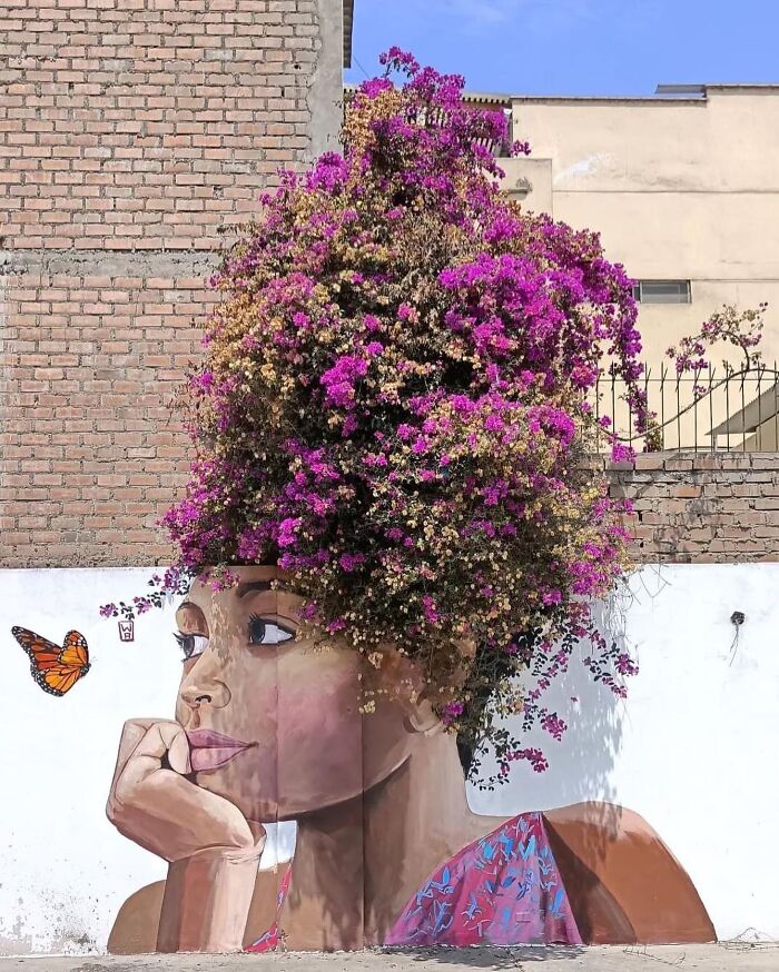 This Page With Nearly 5 Million Followers Shows What Happens When Street Artists Let Nature Finish Their Work (30 Pics)