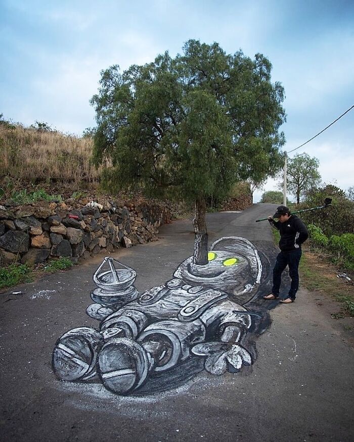 This Page With Nearly 5 Million Followers Shows What Happens When Street Artists Let Nature Finish Their Work (30 Pics)