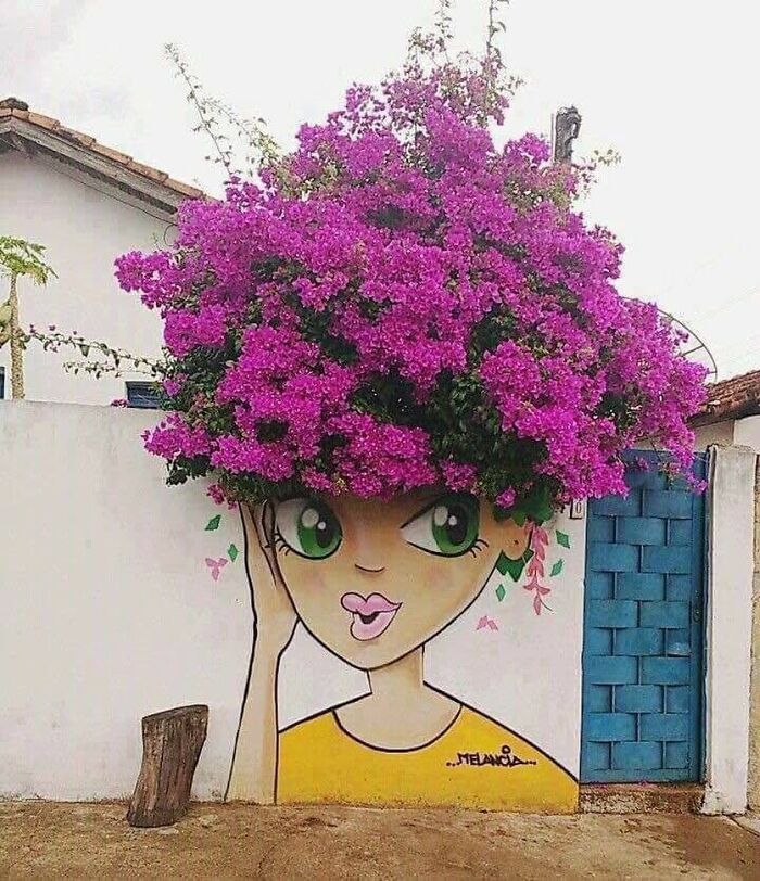 This Page With Nearly 5 Million Followers Shows What Happens When Street Artists Let Nature Finish Their Work (30 Pics)