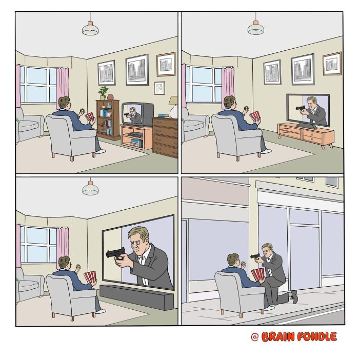 These Comics Blend Single Panels And Multi-Panel Stories Into Brilliantly Dark And Unexpected Humor (24 New Pics)