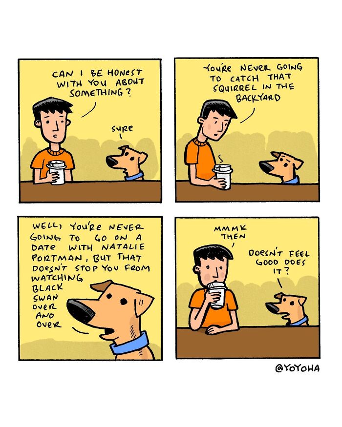 Artist Josh Hara Turns Everyday Thoughts Into Hilarious Comics That Perfectly Capture Modern Life (27 New Pics)
