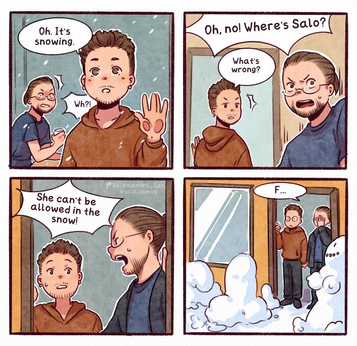 Artist Creates Funny And Relatable Comics About Cats, Relationships, And Everyday Chaos