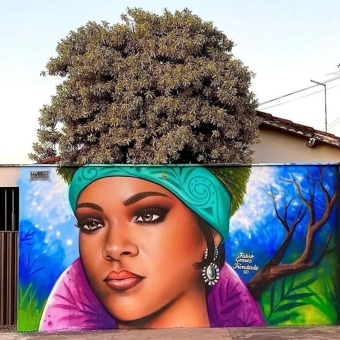 This Page With Nearly 5 Million Followers Shows What Happens When Street Artists Let Nature Finish Their Work (30 Pics)