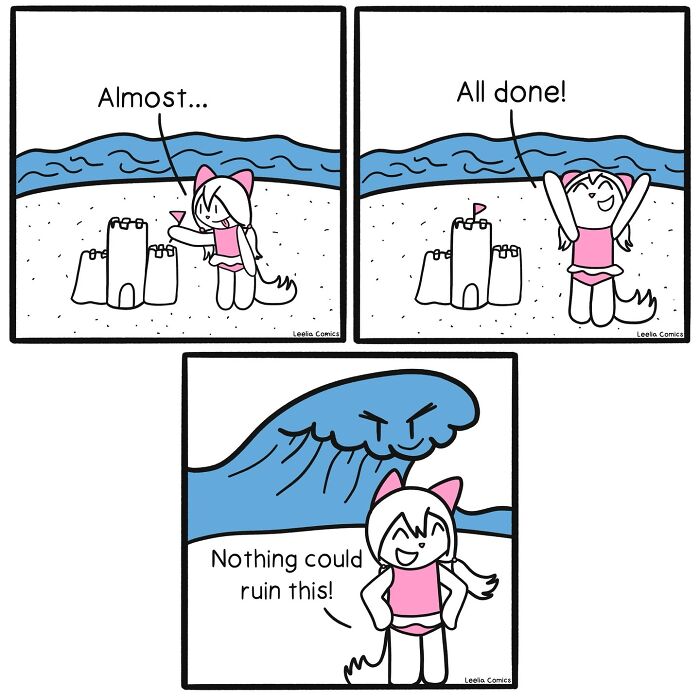 30 Cute And Snarky Comics About Everyday Life By Leelia Comics(New Pics)
