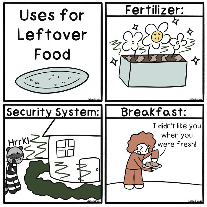 30 Cute And Snarky Comics About Everyday Life By Leelia Comics(New Pics)