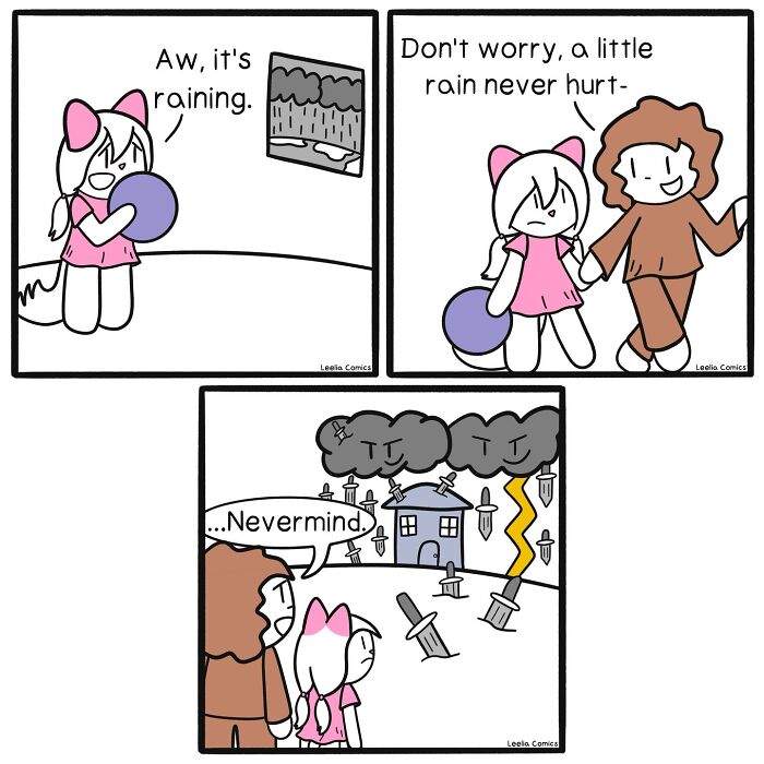 30 Cute And Snarky Comics About Everyday Life By Leelia Comics(New Pics)