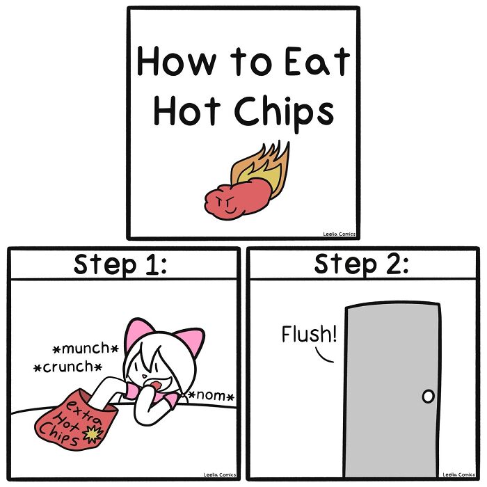 30 Cute And Snarky Comics About Everyday Life By Leelia Comics(New Pics)