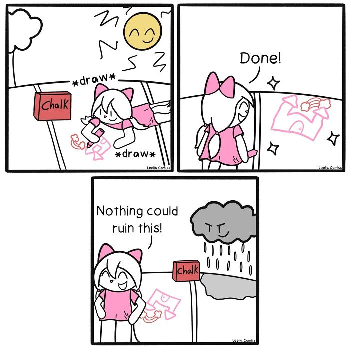 30 Cute And Snarky Comics About Everyday Life By Leelia Comics(New Pics)