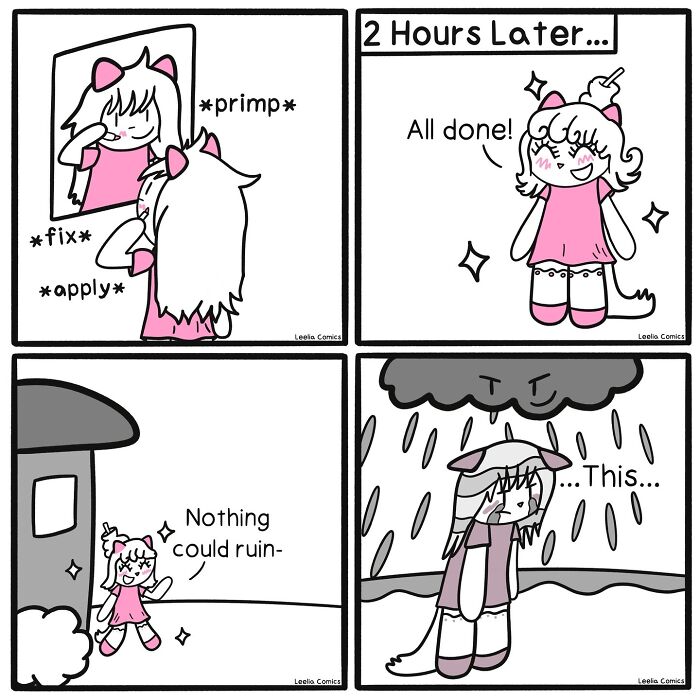 30 Cute And Snarky Comics About Everyday Life By Leelia Comics(New Pics)