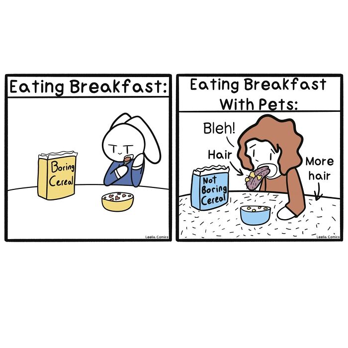 30 Cute And Snarky Comics About Everyday Life By Leelia Comics(New Pics)