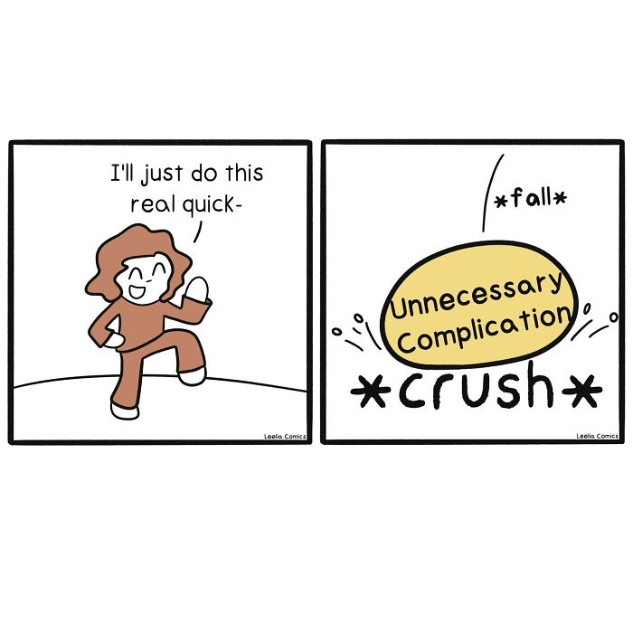 30 Cute And Snarky Comics About Everyday Life By Leelia Comics(New Pics)