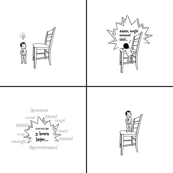 This Artist Turns Random Thoughts, Parenting Chaos, And Everyday Life Into Comics That Feel Way Too Relatable (25 New Pics)