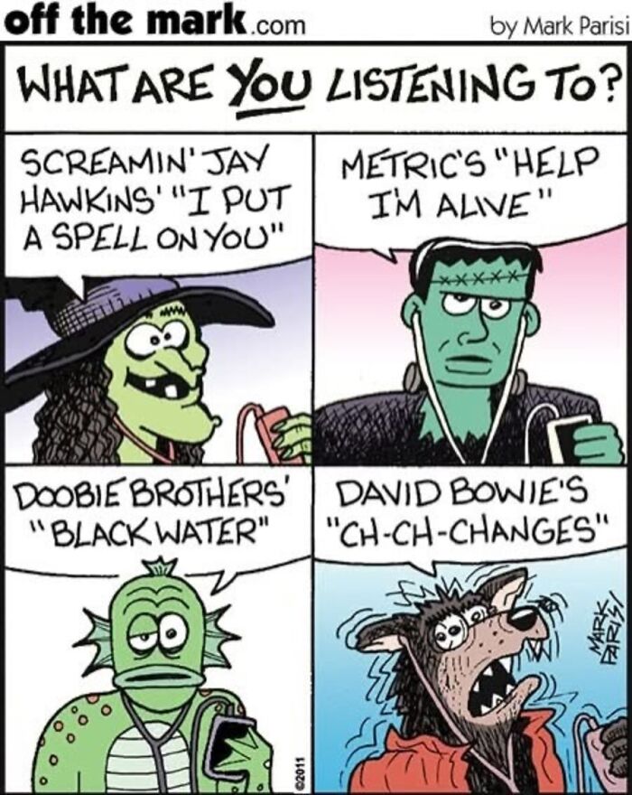Mark Parisi Turns Music Taste Into A Hilarious Character Game In His New “Off The Mark” Comics (21 Pics)