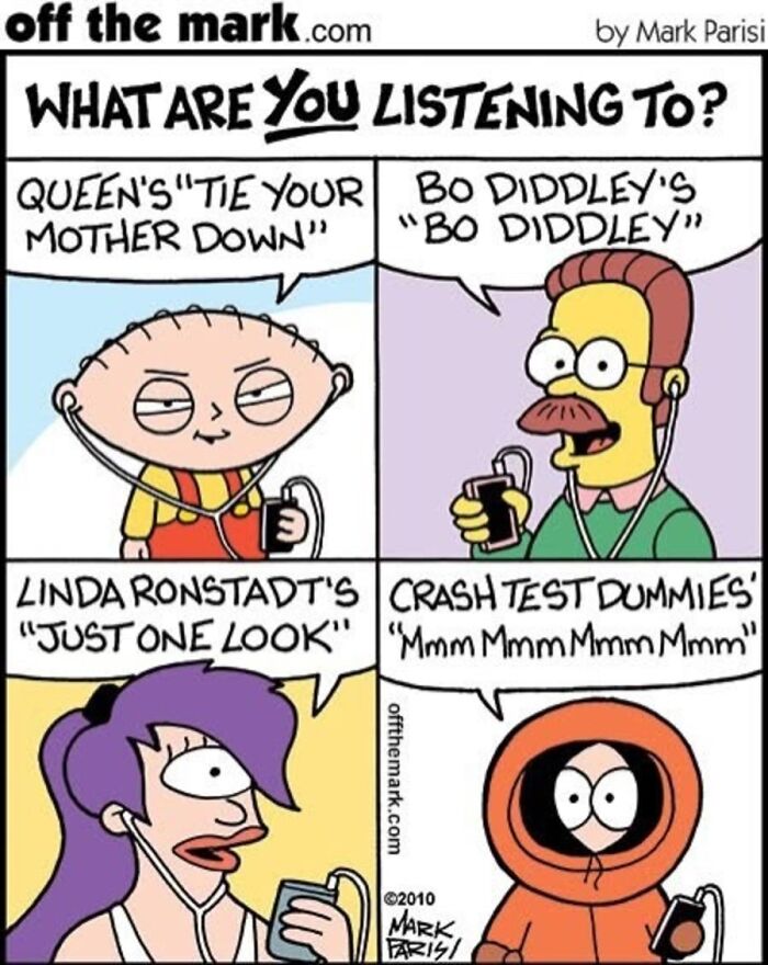 Mark Parisi Turns Music Taste Into A Hilarious Character Game In His New “Off The Mark” Comics (21 Pics)