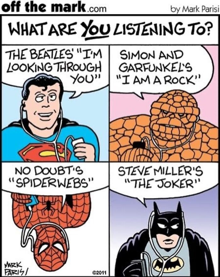 Mark Parisi Turns Music Taste Into A Hilarious Character Game In His New “Off The Mark” Comics (21 Pics)
