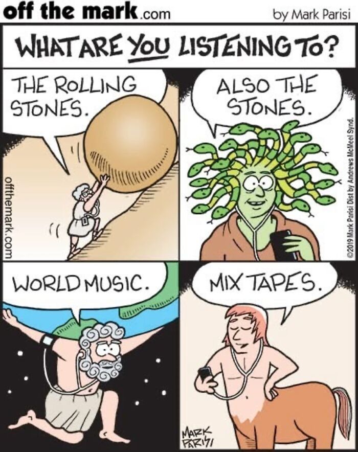 Mark Parisi Turns Music Taste Into A Hilarious Character Game In His New “Off The Mark” Comics (21 Pics)