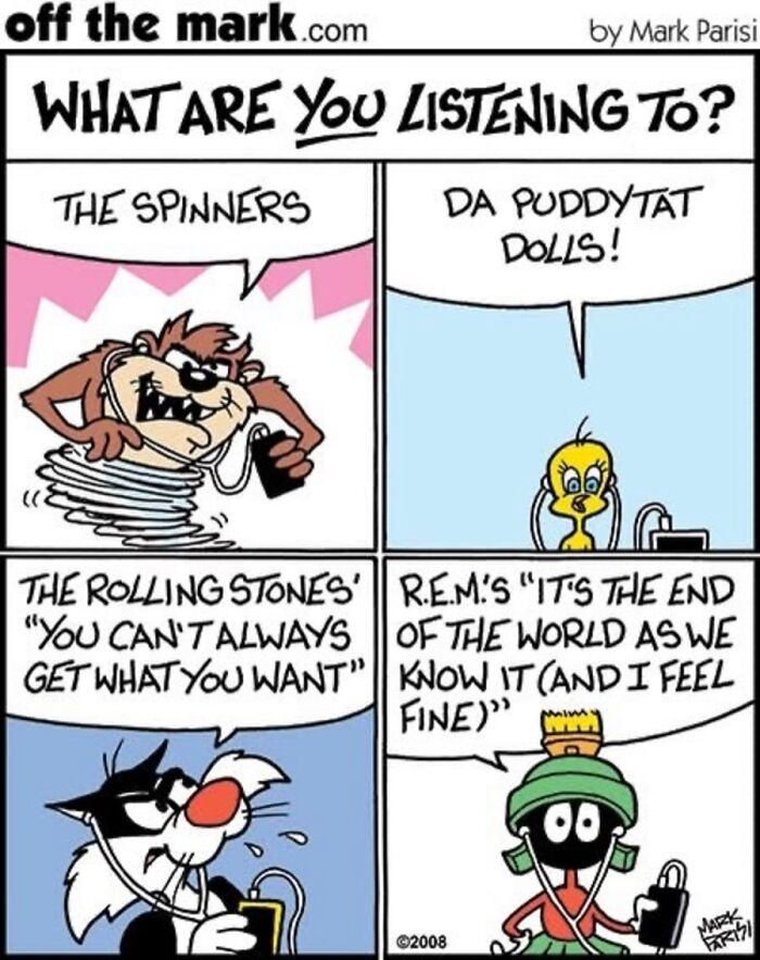 Mark Parisi Turns Music Taste Into A Hilarious Character Game In His New “Off The Mark” Comics (21 Pics)