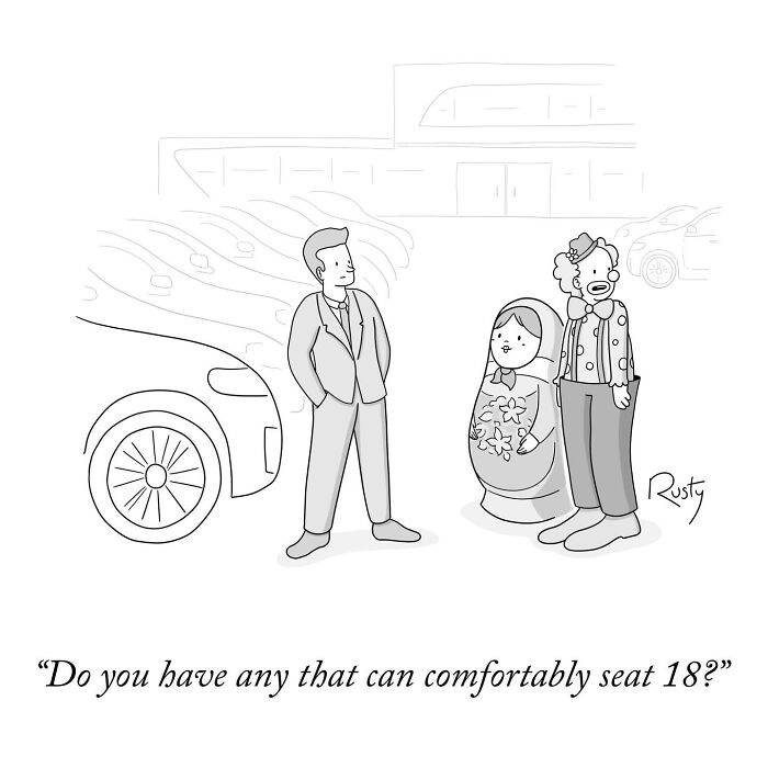 This Artist Creates One Panel Comics That Turn Random Situations Into Perfectly Silly Jokes (23 New Pics)