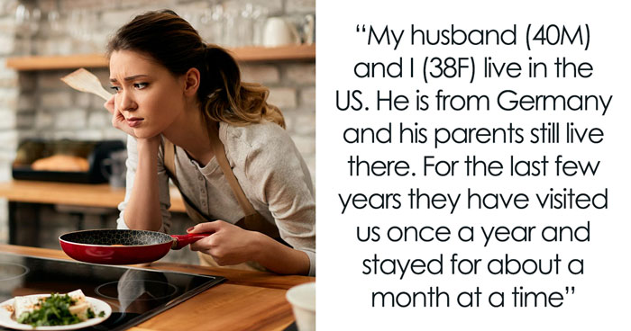 Husband Is Happy With His Parents Coming Over Yearly While Wife Slogs Away, She Finally Says No
