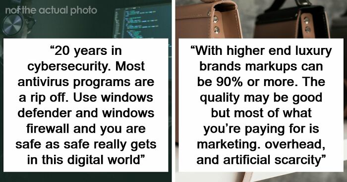 “Most Antivirus Programs Are A Ripoff”: 55 Industry Secrets That Sound Completely Illegal