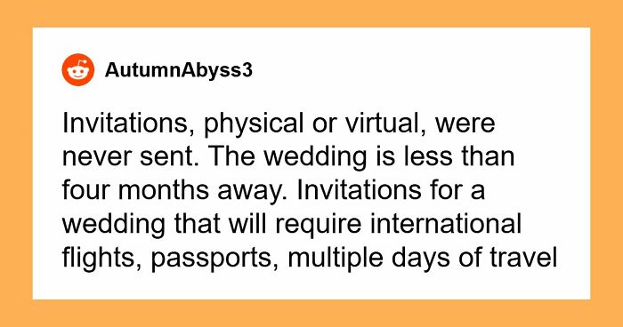 “I Became The Villain”: Woman Refuses To Attend Brother’s Wedding After Huge Miscommunication