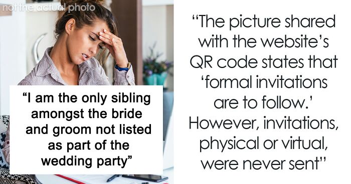 “I Became The Villain”: Woman Refuses To Attend Brother’s Wedding After Huge Miscommunication