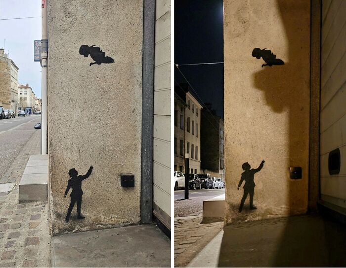 This French Street Artist Turns Cracks, Sidewalks, And Everyday Objects Into Clever Visual Jokes (43 New Pics)