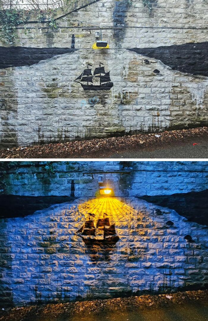 This French Street Artist Turns Cracks, Sidewalks, And Everyday Objects Into Clever Visual Jokes (43 New Pics)