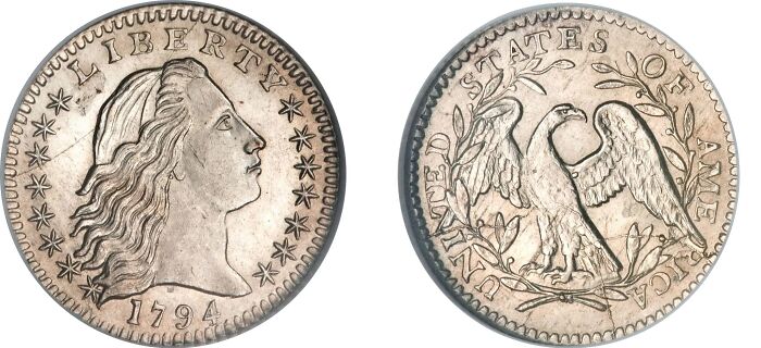 $10 Million, The 1794 Flowing Hair Silver Dollar