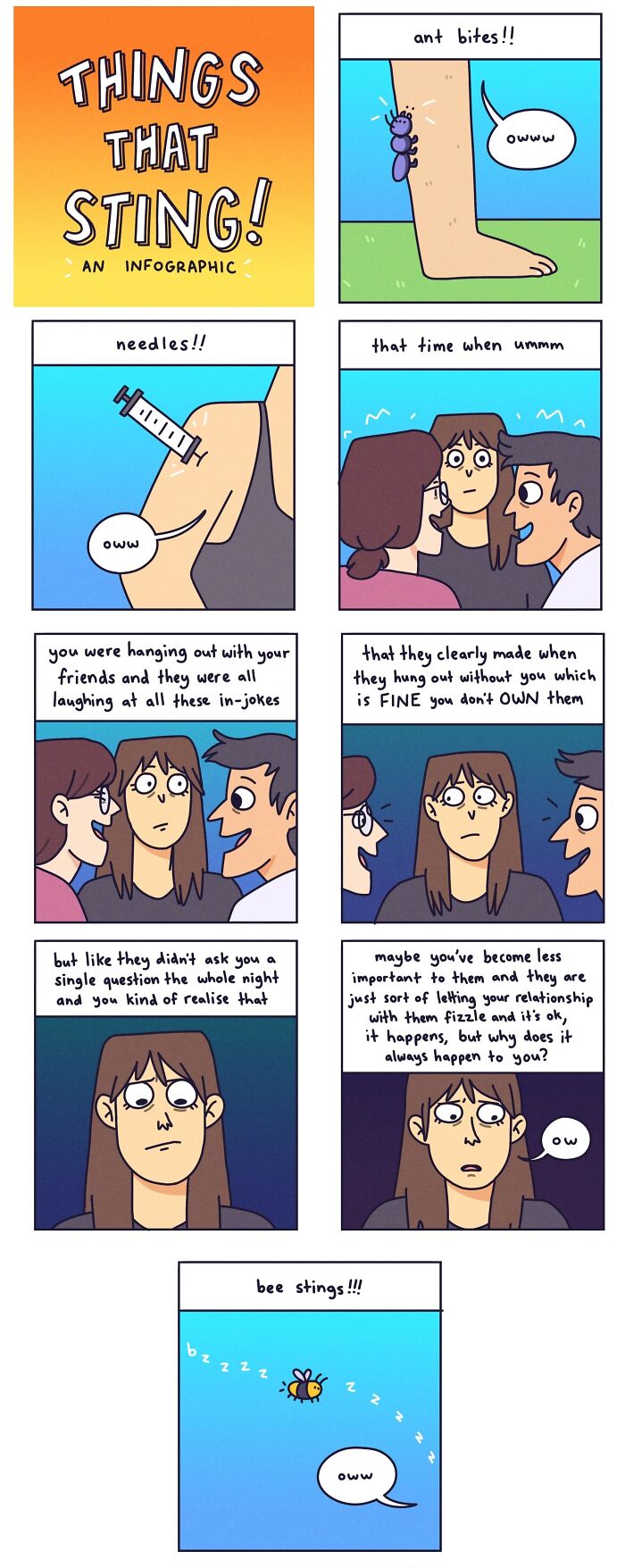 This Artist Turns Overthinking, Awkward Moments, And Everyday Chaos Into Comics That Feel Way Too Real (30 Pics)