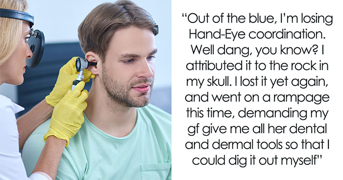 Guy Carries A Rock In His Ear For 13 Years, Finally Pulls It Out Himself After Doctors Fail