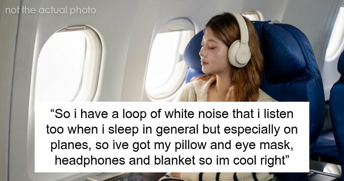 Woman Listening To White Noise On Airplane Horrified After Stinky Passenger Complains About Her
