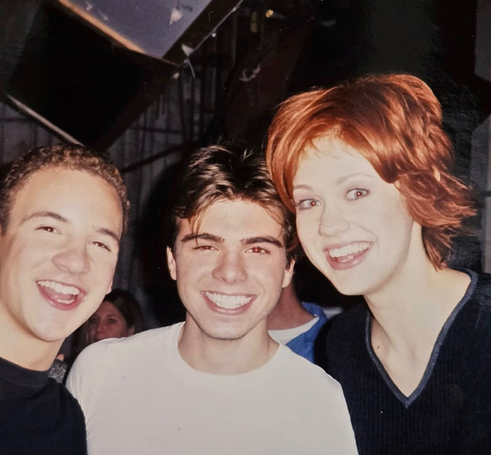 Vintage photo of former Disney star with co-stars Vintage photo of former Disney star with co-stars