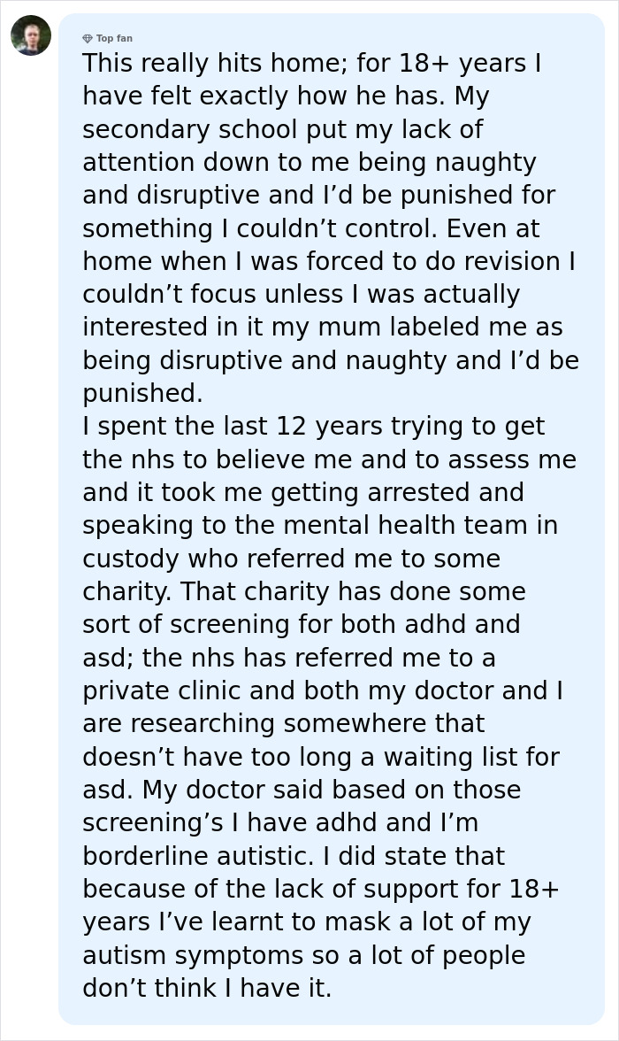 A man shares his experience of feeling something is wrong with him for 18+ years, leading to a life-changing diagnosis.