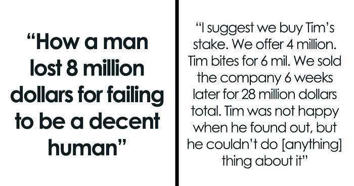 Boss Spends Entire Dinner Acting Like A Jerk, Ends Up Losing Millions Weeks Later
