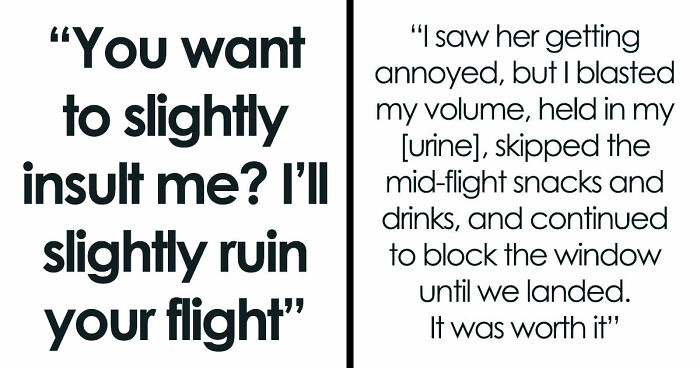 Woman Insults Man On A Plane, He Makes Sure She Regrets It For The Next 4 Hours