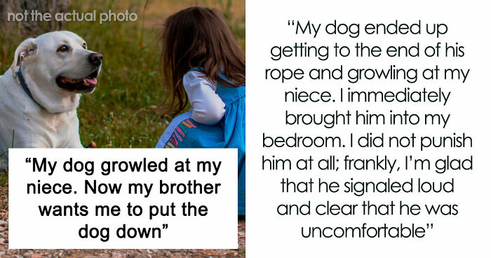 Man Refuses To Speak With Sister Until Her Dog Is Put Down: “Every Dog Has Its Limits”