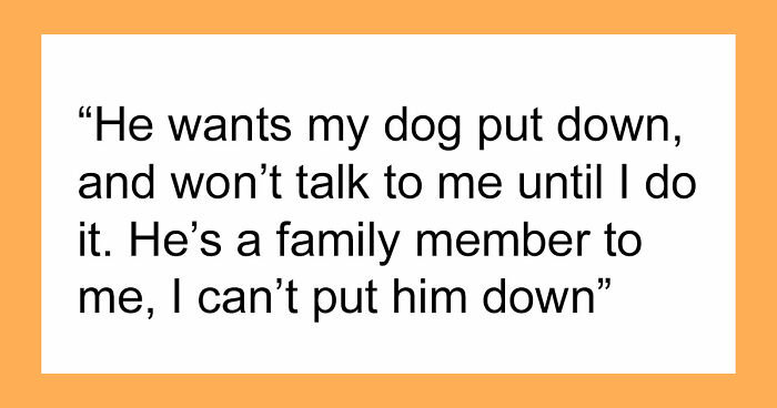Man Refuses To Speak With Sister Until Her Dog Is Put Down: “Every Dog Has Its Limits”