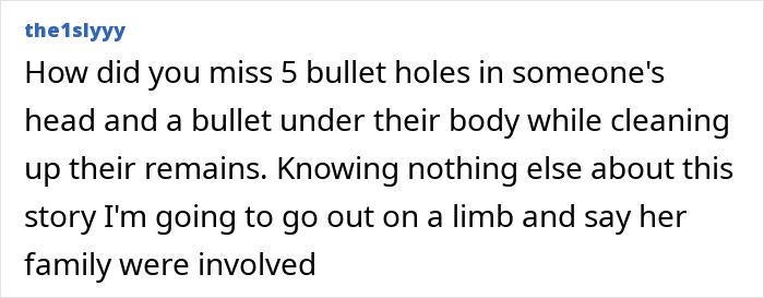 Her Family Called It A Bathtub Accident Before The Police Could Even Ask—Then The Coroner Found Five Bullets Her Family Called It A Bathtub Accident Before The Police Could Even Ask—Then The Coroner Found Five Bullets