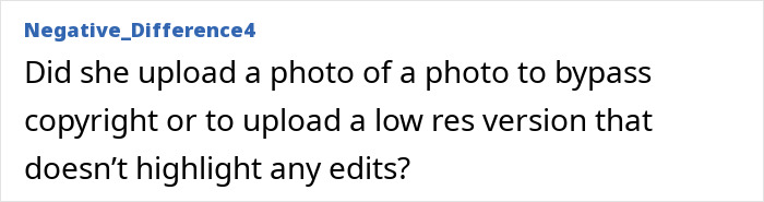 A comment questioning a birthday post image upload choice, noting odd details, for Prince Archie, possibly avoiding copyright or edits.